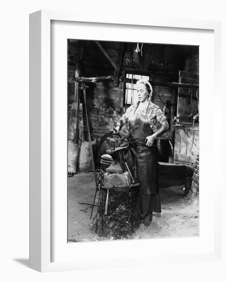 Female Blacksmith-null-Framed Photo