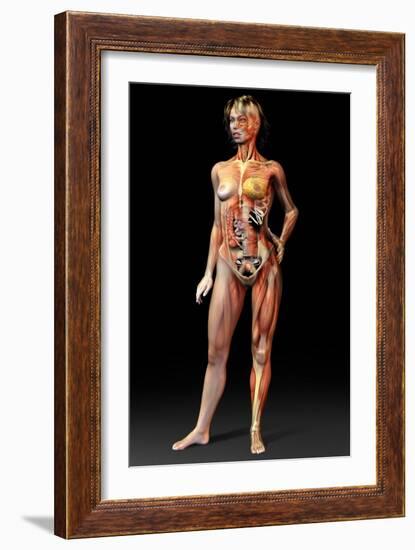 Female Body, Artwork-Jose Antonio-Framed Photographic Print