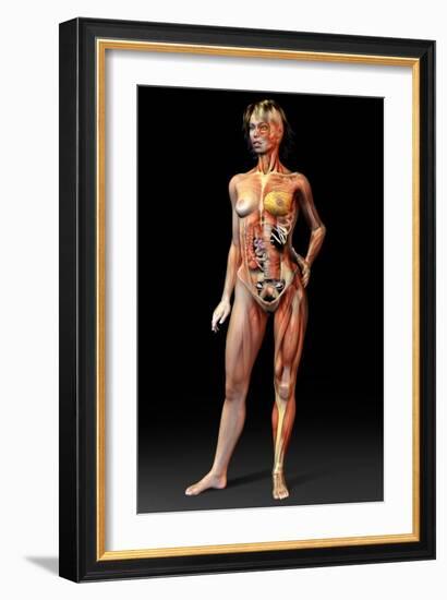 Female Body, Artwork-Jose Antonio-Framed Photographic Print