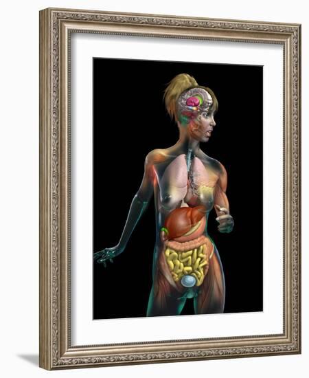 Female Body, Artwork-Jose Antonio-Framed Photographic Print