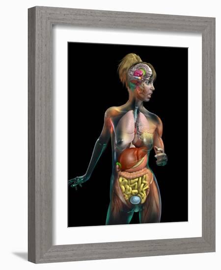 Female Body, Artwork-Jose Antonio-Framed Photographic Print