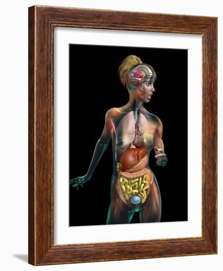 Female Body, Artwork-Jose Antonio-Framed Photographic Print