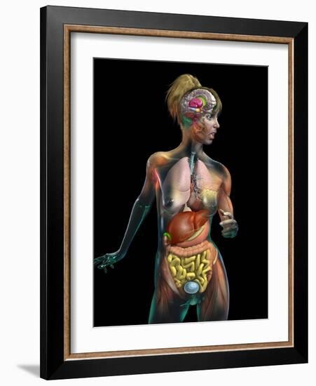 Female Body, Artwork-Jose Antonio-Framed Photographic Print