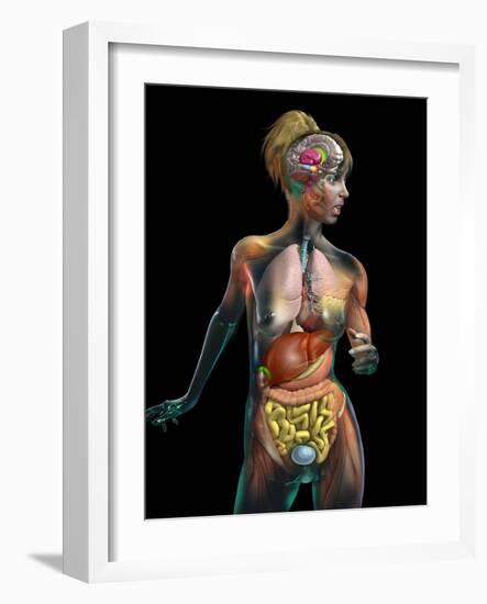 Female Body, Artwork-Jose Antonio-Framed Photographic Print