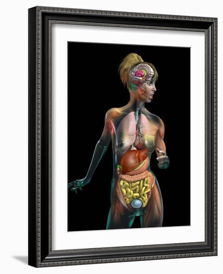 Female Body, Artwork-Jose Antonio-Framed Photographic Print