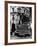 Female Chauffeur Standing by a 1964 Morris Oxford, 1964-null-Framed Photographic Print