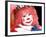 Female Clown with Pink Hair and Balloons-Bill Bachmann-Framed Photographic Print