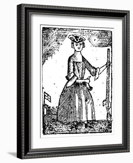 Female Continental Soldier-null-Framed Giclee Print