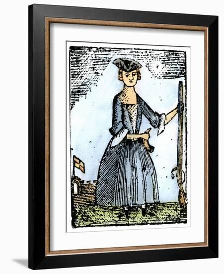 Female Continental Soldier-null-Framed Giclee Print