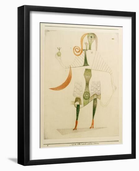 Female Costume Mask-Paul Klee-Framed Giclee Print