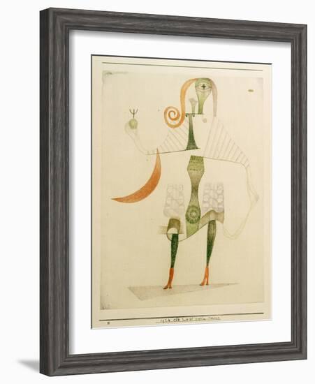 Female Costume Mask-Paul Klee-Framed Giclee Print