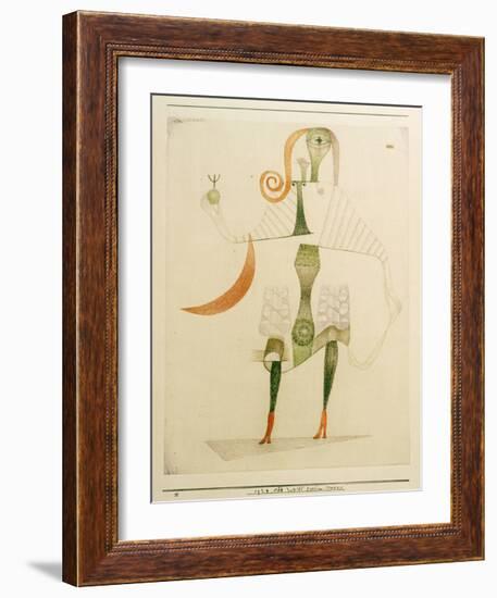 Female Costume Mask-Paul Klee-Framed Giclee Print