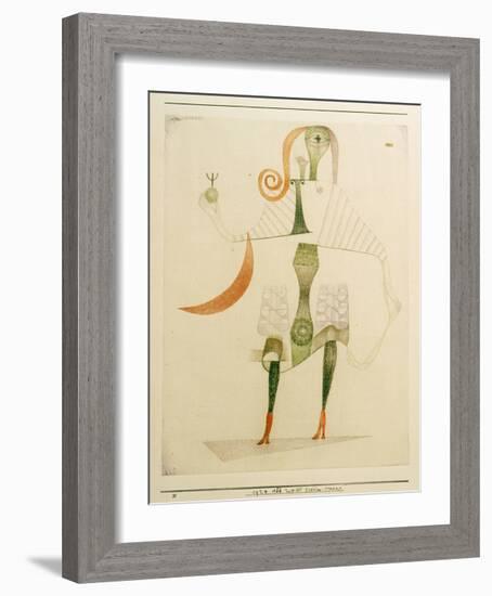 Female Costume Mask-Paul Klee-Framed Giclee Print