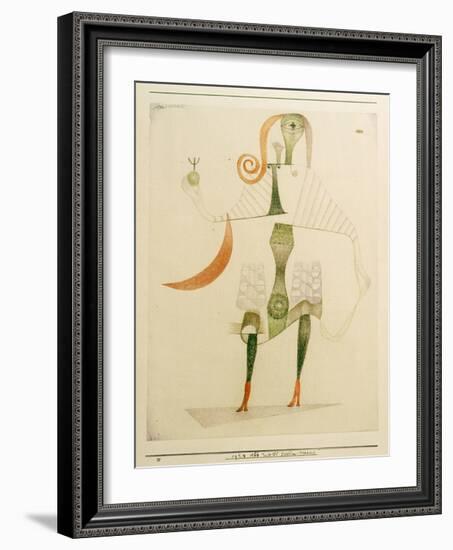 Female Costume Mask-Paul Klee-Framed Giclee Print