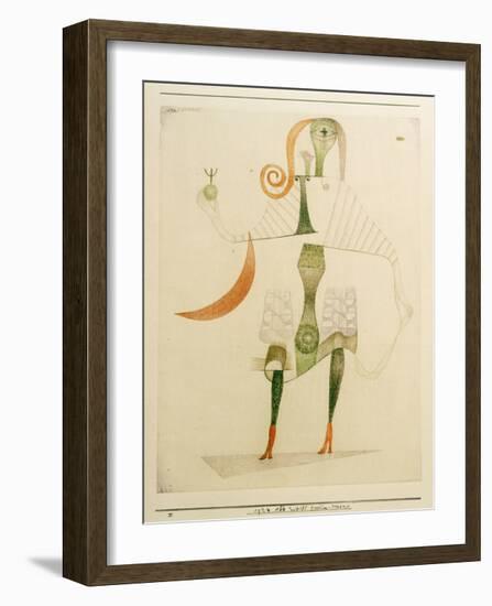 Female Costume Mask-Paul Klee-Framed Giclee Print