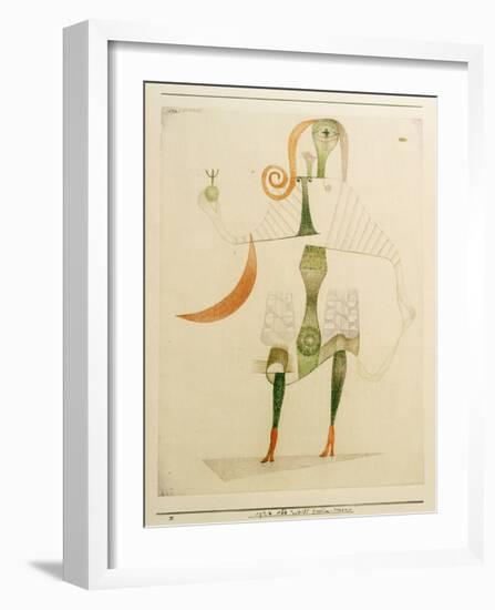 Female Costume Mask-Paul Klee-Framed Giclee Print