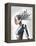 Female Cyborg, Artwork-Victor Habbick-Framed Premier Image Canvas