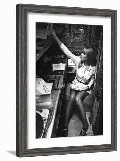 Female D.J. 1960S-null-Framed Photographic Print