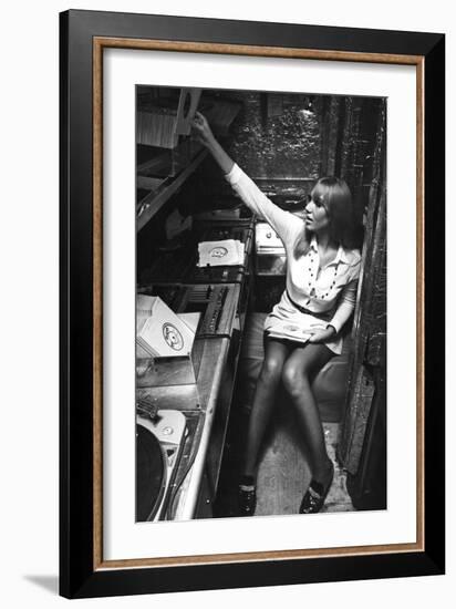 Female D.J. 1960S-null-Framed Photographic Print