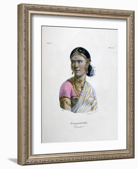 Female Dancer (Bayader), 1828-Marlet et Cie-Framed Giclee Print