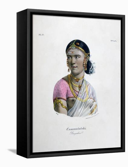 Female Dancer (Bayader), 1828-Marlet et Cie-Framed Premier Image Canvas