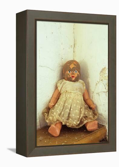 Female Doll-Den Reader-Framed Premier Image Canvas