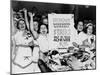 Female Employees of Woolworth Striking for a 40 Hour Week-null-Mounted Photo