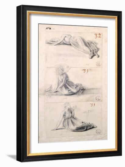 Female Figure in Three Different Positions-Antonio Canova-Framed Giclee Print
