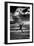 Female Figure Jumping on a Beach-Rory Garforth-Framed Photographic Print