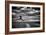 Female Figure Jumping on a Beach-Rory Garforth-Framed Photographic Print