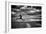 Female Figure Jumping on a Beach-Rory Garforth-Framed Photographic Print