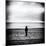 Female Figure Standing Alone on Beach-Rory Garforth-Mounted Photographic Print