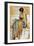 Female Figure Study (Pastel on Paper)-Albert Joseph Moore-Framed Giclee Print