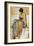 Female Figure Study (Pastel on Paper)-Albert Joseph Moore-Framed Giclee Print