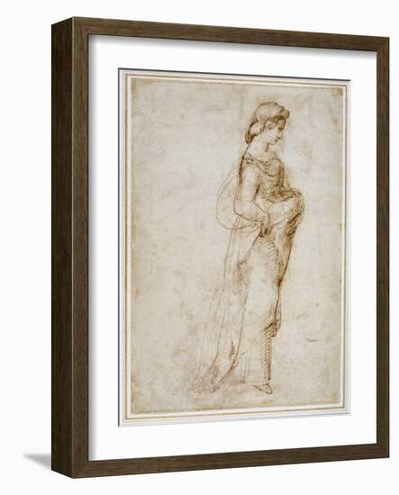 Female Figure Walking to Right-Raphael-Framed Giclee Print