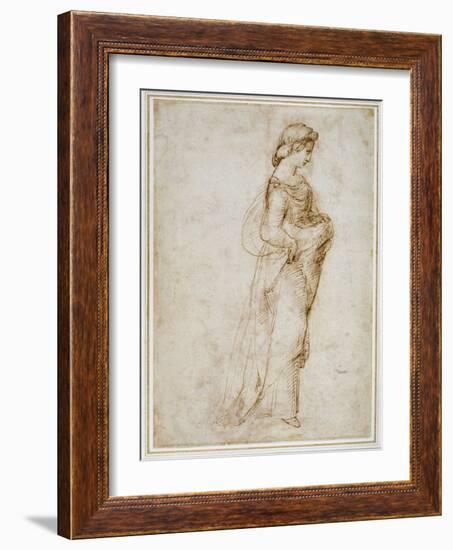 Female Figure Walking to Right-Raphael-Framed Giclee Print