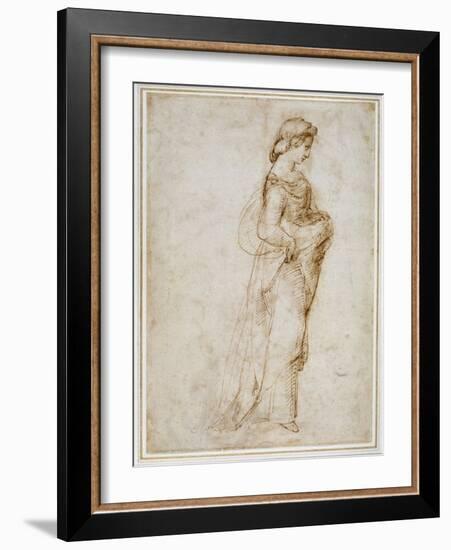 Female Figure Walking to Right-Raphael-Framed Giclee Print