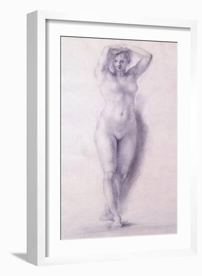 Female Figure with Arms Raised-Antonio Canova-Framed Giclee Print