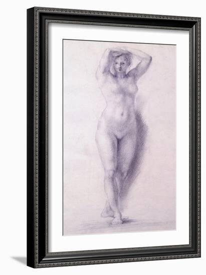 Female Figure with Arms Raised-Antonio Canova-Framed Giclee Print