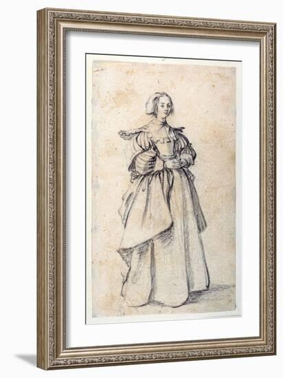 Female Figure-Jacques Callot-Framed Giclee Print