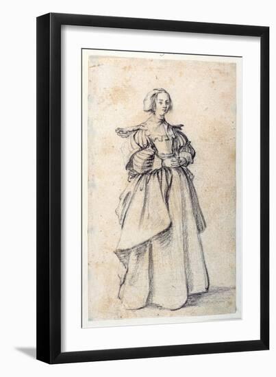 Female Figure-Jacques Callot-Framed Giclee Print
