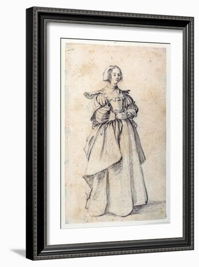 Female Figure-Jacques Callot-Framed Giclee Print