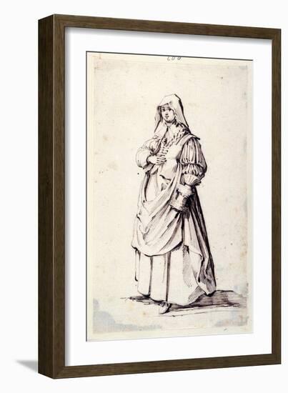 Female Figure-Israel Henriet-Framed Giclee Print