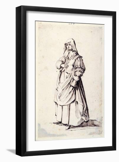 Female Figure-Israel Henriet-Framed Giclee Print