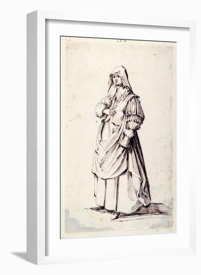 Female Figure-Israel Henriet-Framed Giclee Print