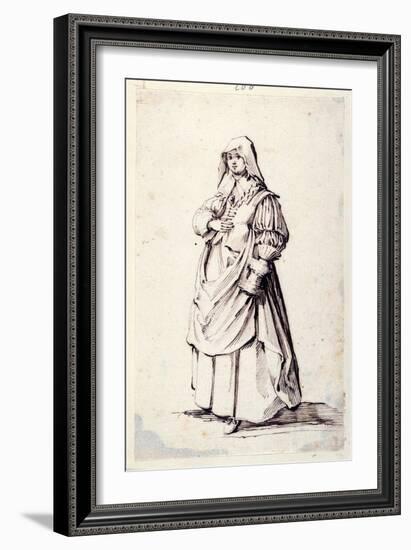 Female Figure-Israel Henriet-Framed Giclee Print