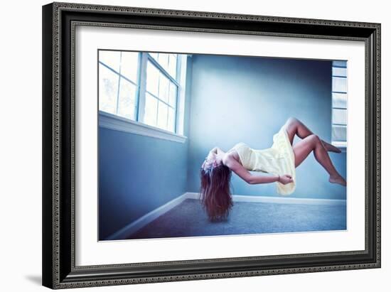 Female Floating in Room-Maren Kathleen Slay-Framed Photographic Print