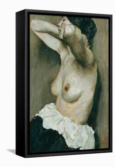 Female Half Nude, 1901-Nikolai Astrup-Framed Premier Image Canvas