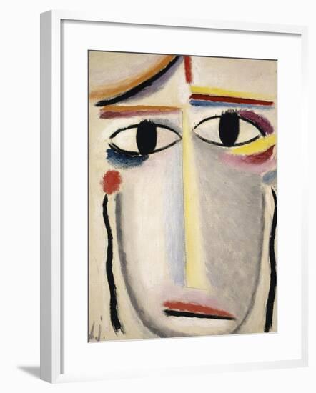 Female Head, 1919-20-Alexej Von Jawlensky-Framed Giclee Print