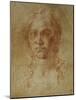 Female Idealized Head, 1520-1530-Michelangelo Buonarroti-Mounted Giclee Print